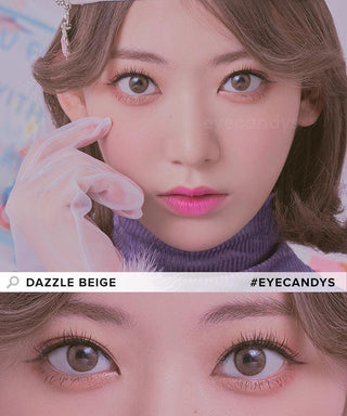 Molak Dazzle Beige (10pk) Colored Contacts Circle Lenses - EyeCandys