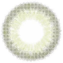 Design file of the sugarlook green contact lens by EyeCandys on white background.