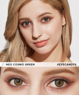 NEO Cosmo Green (Custom Toric) Color Contacts for Astigmatism - EyeCandys