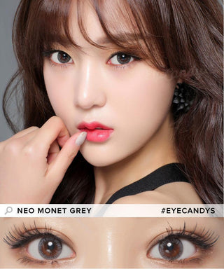 NEO Monthly Monet Grey Color Contact Lens - EyeCandys