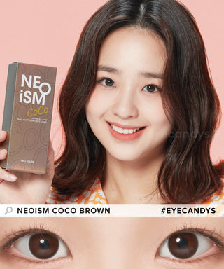 NEO Neoism Coco Brown (50pk) Colored Contacts Circle Lenses - EyeCandys
