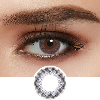 N's Collection Coconuts Grey (10pk) Colored Contacts Circle Lenses - EyeCandys