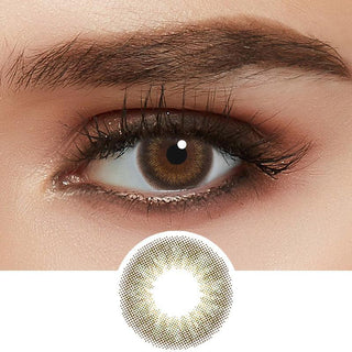 N's Collection Matcha Latte Hazel (10pk) Colored Contacts Circle Lenses - EyeCandys