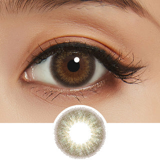 N's Collection Matcha Latte Hazel (10pk) Colored Contacts Circle Lenses - EyeCandys