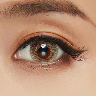 Pink Label Nouveau Large Hazel Colored Contacts Circle Lenses - EyeCandys