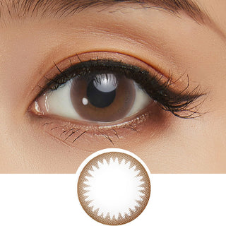 Seed Coffret Base Make Brown (10pk) Color Contact Lens - EyeCandys