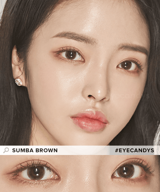 Pink Label Sumba Brown Colored Contacts Circle Lenses - EyeCandys