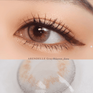 i-Sha Arendelle Grey Color Contact Lens for Dark Eyes - Eyecandys