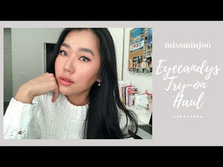 Colored contacts for dark eyes, most popular color contact lenses for brown or black irises, modelled on an Asian female