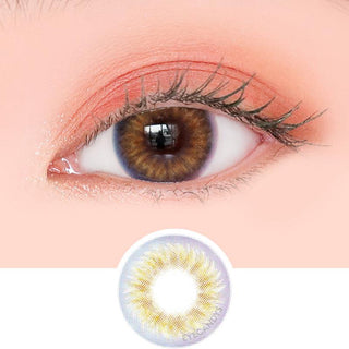 i-Girl Fairy Tale Tinkerbell Brown Colored Contacts Circle Lenses - EyeCandys