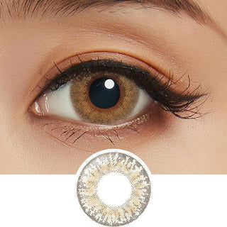 Lilmoon 1-Day Cream Beige (10pk) Color Contact Lens for Dark Eyes - Eyecandys