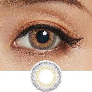 Lilmoon 1-Day Skin Grege (10pk) Color Contact Lens for Dark Eyes - Eyecandys