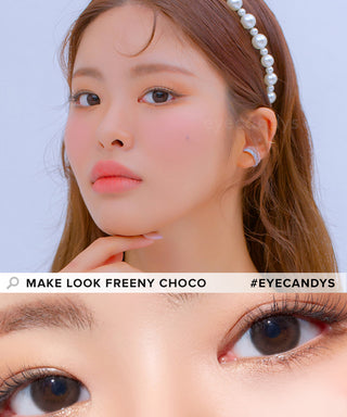 LensMe Make Look Freeny Choco Colored Contacts Circle Lenses - EyeCandys