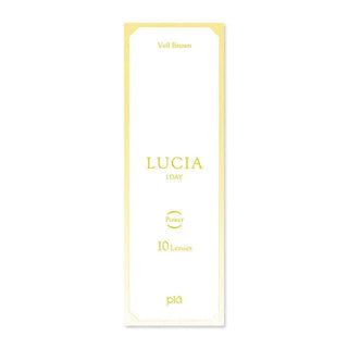 Lucia 1-Day Veil Brown (10pk) Colored Contacts Circle Lenses - EyeCandys