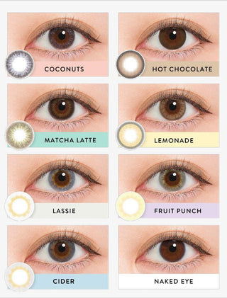 N's Collection Hot Chocolate (10pk) Colored Contacts Circle Lenses - EyeCandys