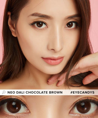 NEO Dali Chocolate Brown (KR) Colored Contacts Circle Lenses - EyeCandys