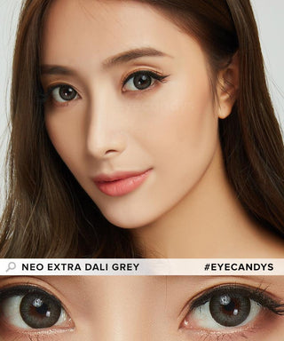 NEO Extra Dali Grey (KR) Colored Contacts Circle Lenses - EyeCandys