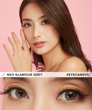 NEO Glamour Grey (Custom Toric) Color Contacts for Astigmatism - EyeCandys