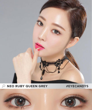 NEO Ruby Queen Grey (Custom Toric) Color Contacts for Astigmatism - EyeCandys