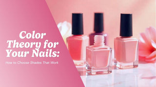 Press-on nail sets grouped by mood from soft pastels to bold and neutral shades