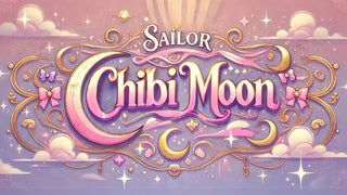 Sailor Chibi Moon-themed text design in a magical and elegant style, inspired by the iconic Sailor Moon aesthetic, perfect for fans looking to embrace her charming and celestial vibe.