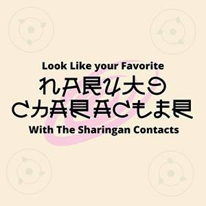 Look Like Your Favorite Naruto Character With The Sharingan Contacts - EyeCandys