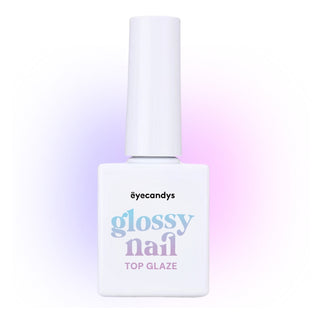 EyeCandys Glossy Nail Top Glaze offers a high-shine, protective finish for gel nail stickers. This top glaze enhances durability, giving nails a polished, salon-quality look while adding extra gloss and preventing chipping for long-lasting wear