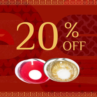 EyeCandys Red Pocket New Year Sale – 20% Off Prescription Colored Contact Lenses for a Limited Time