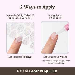 Insanely Sticky Tabs 2.0 for Press-On Nails (390 pc)