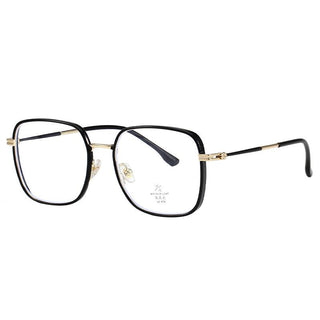 Angled view of prescription eyeglasses, available in blue light blocking lenses and in readers with magnification, from EyeCandys