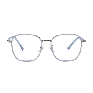 iced EyeCandys Rini Oversized Square Glasses Prescription Reading Glasses with Vintage Colorful Eyewear Frames available in Blue Light Blocking