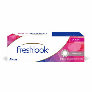 Freshlook CC 1-Day Allure Grey (30pk) (KR) Natural Color Contact Lens for Dark Eyes - EyeCandys