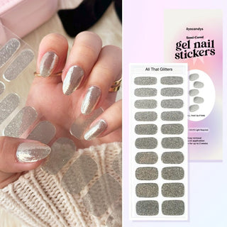 All that Glitters Gel Nail Sticker Kit