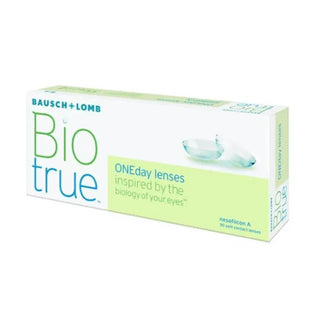 Box of Bausch + Lomb Biotrue ONEday Contact Lenses – inspired by the biology of your eyes for all-day moisture, comfort, and clear vision