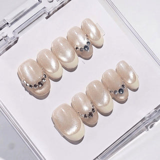 Bubbly Press-On Nails