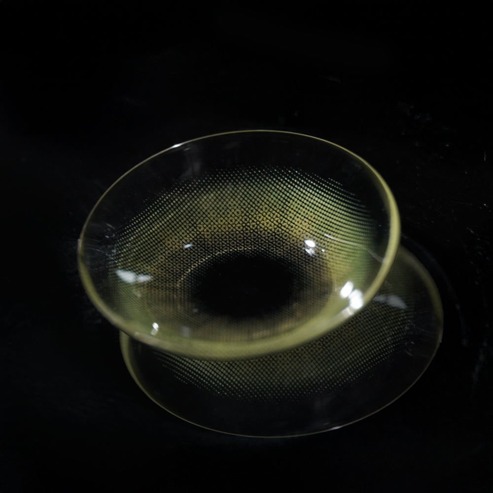 EyeCandys Cashmere Satin Olive Color Contact Lens | Quarterly