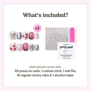 Cherry Bomb Press-On Nails