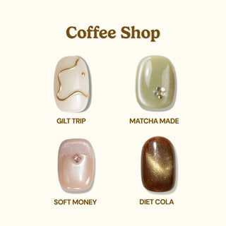 Coffee Shop Press-On Nail Set (4pk)
