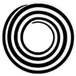 EyeCandys Cosplay 005 White Black Swirl Color Contact Lens - EyeCandys
