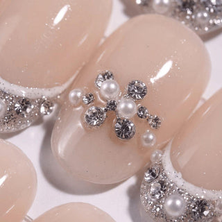 Crystal Cuff Press-On Nails