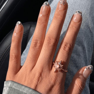 Crystal Cuff Press-On Nails