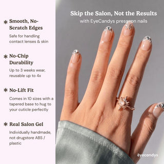 Crystal Cuff Press-On Nails