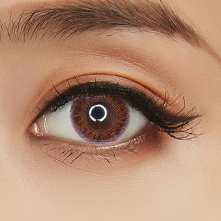Pink Label Diana Brown Colored Contacts Circle Lenses - EyeCandys