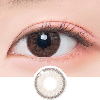DooNoon Epic 1-Day Grey (10pk) Colored Contacts Circle Lenses - EyeCandys
