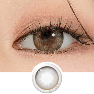DooNoon Glam 1-Day Grey (10pk) Colored Contacts Circle Lenses - EyeCandys