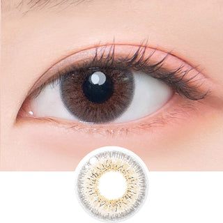 DooNoon Juicy 1-Day Grey (10pk) Colored Contacts Circle Lenses - EyeCandys