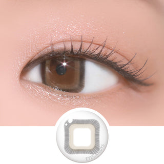 DooNoon Nemo Square Beam Brown Color Contact Lens - EyeCandys