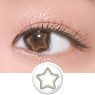 DooNoon Nemo Star Beam Brown Color Contact Lens - EyeCandys