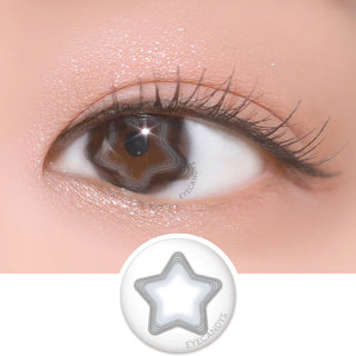DooNoon Nemo Star Beam Grey Color Contact Lens - EyeCandys