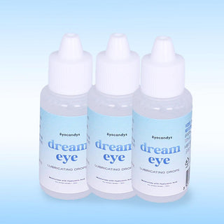 Pack of 3 EyeCandys Dream Eye lubricating eye drops for contact lenses